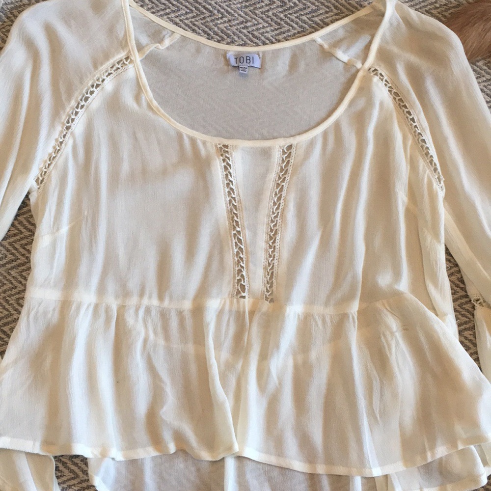Tobi flowy crop top